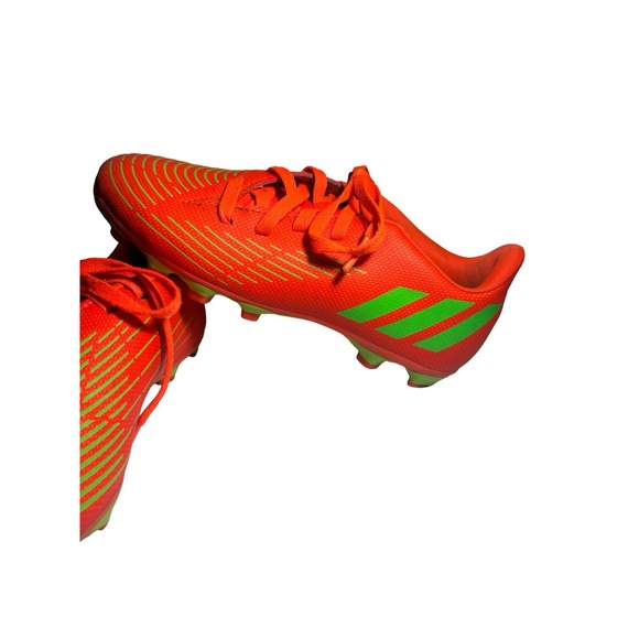 Adidas Predator Edge 3 FG Kid's Firm Ground Soccer Cleats Solar Red 1Y - Picture 1 of 12